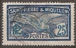  st-pierre et miquelon - n 84  obliter - 1909
