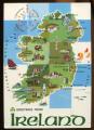 CPM  non crite  IRELAND IRELANDE  Carte touristique