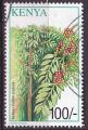 Timbre oblitr n 742(Yvert) Kenya 2001 - Caf arabica