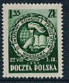 Pologne 1953 - YT 716 - oblitr - congrs emblme
