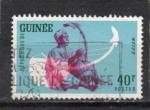 Timbre Guine / Oblitr / 1962 / Y&T N102.