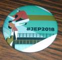 Badge pingl JEP 2018 Journes Europennes du Patrimoine