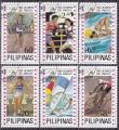 PHILIPPINES N 1386/91 de 1984 en srie complte oblitre  