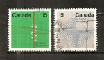 Canada N Yvert 486, 488 (oblitr) 