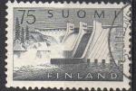 Finlande 1959; Y&T n 485; 75m, barrage Pyhakoski