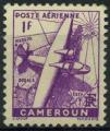 France, Cameroun : poste arienne n 3 xx anne 1941