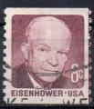 ETATS UNIS N 922a o Y&T 1971 Eisenhower