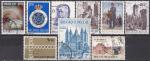 BELGIQUE 9 timbres oblitrs de 1971 