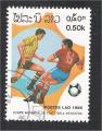 Laos - Scott 677  soccer / football