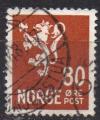 NORVEGE N 292 o Y&T 1947-1949 Armoiries Lion