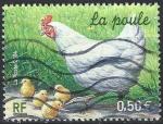 FRANCE - 2004 - Yt n 3663 - Ob - Animaux de la ferme : la poule