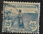 France - 1917 - YT n 151  oblitr