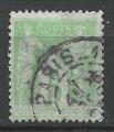 FRANCE - 1898 - Yt n 102 - Ob - Type Sage 0,05c vert jaune