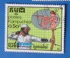 Kampuchea 1987 - Nr 713 - JO de Soul tir a l'arc (obl)