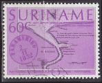 Timbre oblitr n 692(Yvert) Suriname 1977 - Marine, ligne maritime