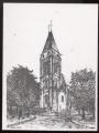 CPM THIAIS Eglise Saint Leu et Saint Gilles de Thiais (gravure signe Maillard)