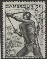 CAMEROUN 1946 Y.T N285 obli cote 0.25 Y.T 2022   