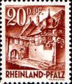 Allemagne ZOF Rhein-Pfalz Poste N** Yv:26 Mi:23 (048Tbre)
