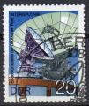 ALLEMAGNE RDA N 1800 o Y&T 1976 Station terrestre pour satellite