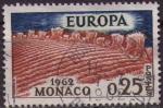 Monaco : Y.T. 571 - Europa 25c - oblitr - anne 1962  