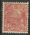 Nouvelle Caldonie 1922; Y&T n 117 *; 25c, rouge sur jaune