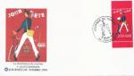 Enveloppe 1er jour FDC N°2792 Journée du timbre 1993 - Jour de Fête -Forcalquier