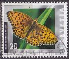 Timbre oblitr n 1728(Yvert) Suisse 2002 - Papillon