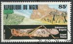 Timbre oblitr n 779(Yvert) Niger 1989 - Criquet plerin