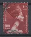 EGYPTE - 1953/56 - Yt n 323 - Ob - Reine Nefertiti 100m brun rouge