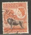 Kenya - Uganda - Tanganyika - Scott 107  lion 