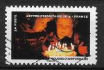 FRANCE - 2012 - Yt n A762 - Ob - Fte du timbre ; le feu ; bougies d'anniversai