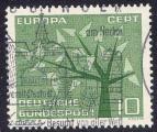 Timbre oblitr n 255(Yvert) Allemagne 1962 - Europa