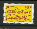 France timbre oblitr n3636 anne 2004 Timbres de Messages