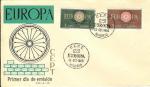 ESPAGNE Env. FDC des Timbres N975/976 (europa 1960) Madrid du 19/9/1960