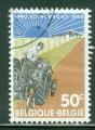 Belgique 1965 Y&T 1340 oblitr Tracteur au champs