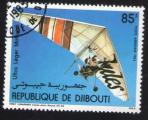 Djibouti 1984 Oblitr rond Used Stamp Deltaplane Ultra Lger Motoris