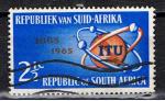 Afrique du Sud / 1965 / Centenaire ITU - UIT / YT n 294, oblitr