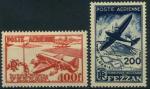 France, Libye, Fezzan : Poste arienne n 4 et 5  x (anne 1949)