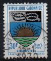 Gabon : Y.T. 254 - Armoiries de Libreville - oblitr - anne 1969