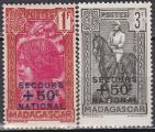 MADAGASCAR N 232/3 de 1942 neufs**