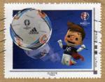 France 2016 - UEFA-EURO2016 de Foot, ballon en relief & mascotte, tarif Europe