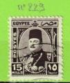 EGYPTE YT N°229 OBLIT