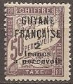 guyane franaise - taxe n 8  neuf* - 1925/27