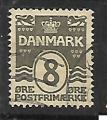 Danemark oblitr Yt  134