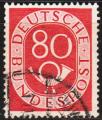 1951: Allemagne Y&T No. 23 obl. / Bund MiNr. 137 gest. (m435)