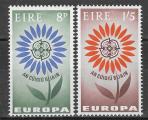 IRLANDE N°167/168** (Europa 1964) - COTE 11.00 €
