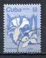 Timbre  CUBA  1983  Obl  N  2476   Y&T   Fleurs  Mariposa