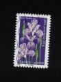 Timbre Oblitr Used Stamp Carnet Dites-le avec des fleurs Iris Tendresse FRANCE