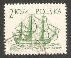 Poland - Scott 1210   ship / bateau