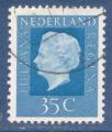 Pays-Bas N945 Reine Juliana 35c bleu-vert oblitr